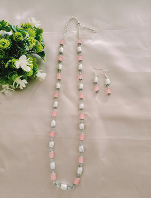 Pink Pastel beads Mala