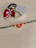 Lotus Kundan Rakhi